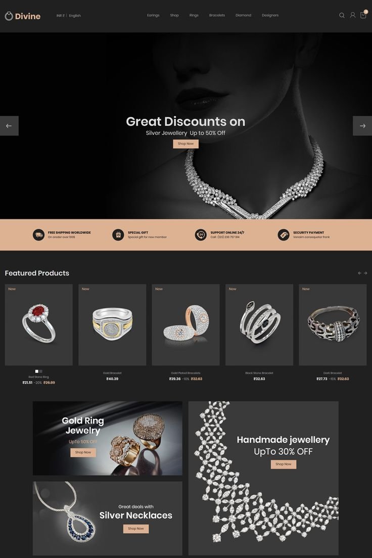 Jewelry website